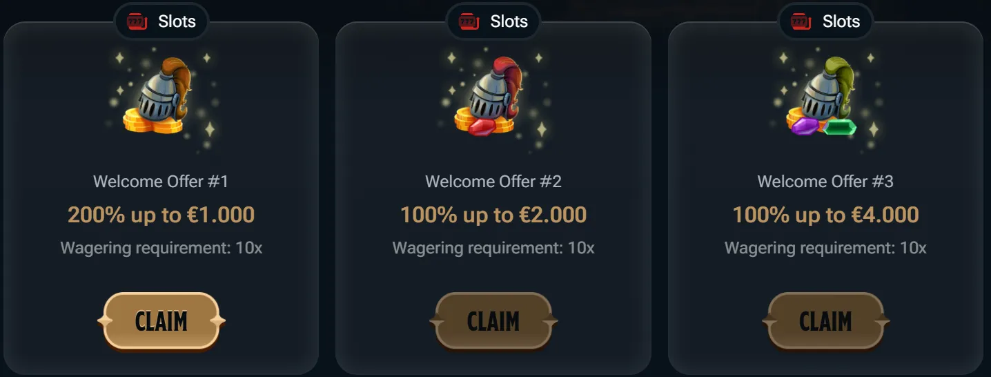 kingdom casino welcome bonuses